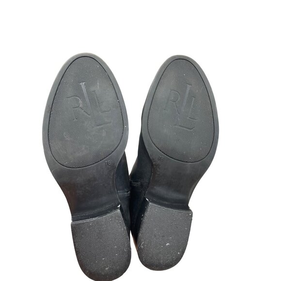 Ralph Lauren Womens Brown Leather Knee-High Equestrian Riding Boots 7B SKU 8964 - Picture 9 of 16